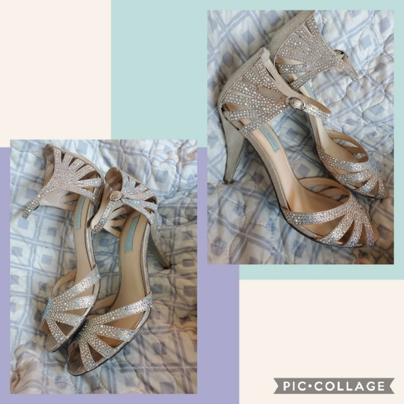 Betsey Johnson Shoes - Betsey Johnson Sweet Rhinestone Ankle Strap